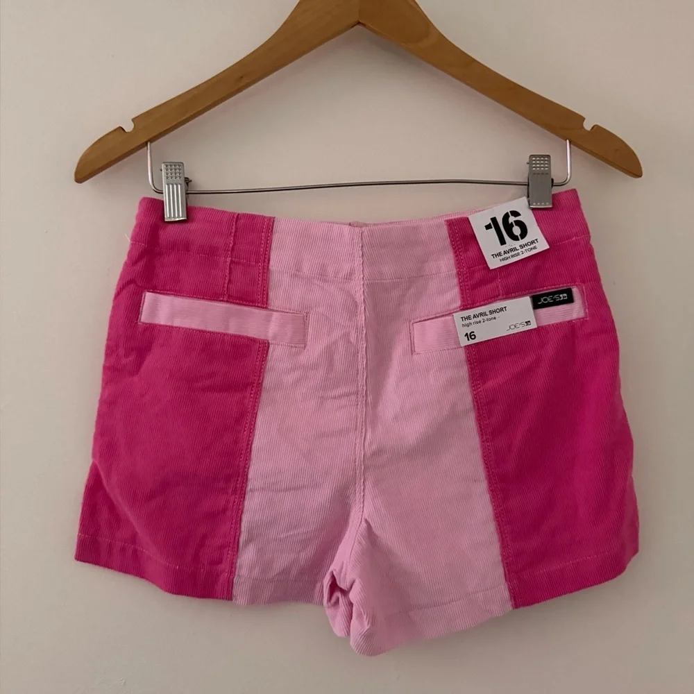 Girls' Joe's Jeans Avril 2-Tone High Rise Jean Shorts. Size 16 Girls .